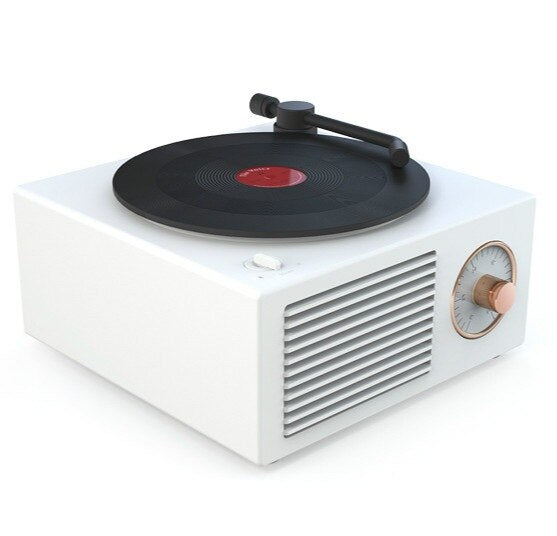 B10 Atomic Bluetooth Speaker Retro Vinyl Player, Wireless Mini Stereo w/ Bass, TF/AUX, 10H Playtime eprolo