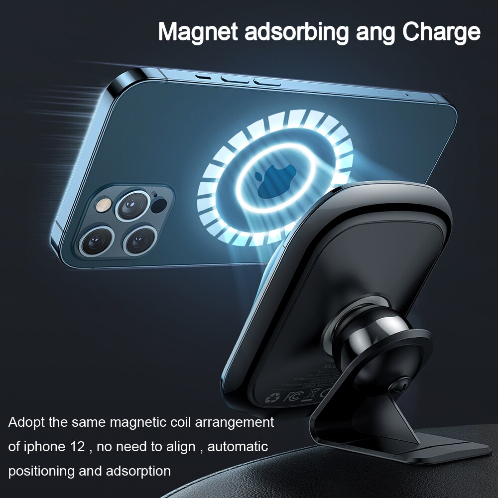 Mcdodo CH‑707 Fast 15W Magnetic Qi Car Wireless Charger & Holder eprolo