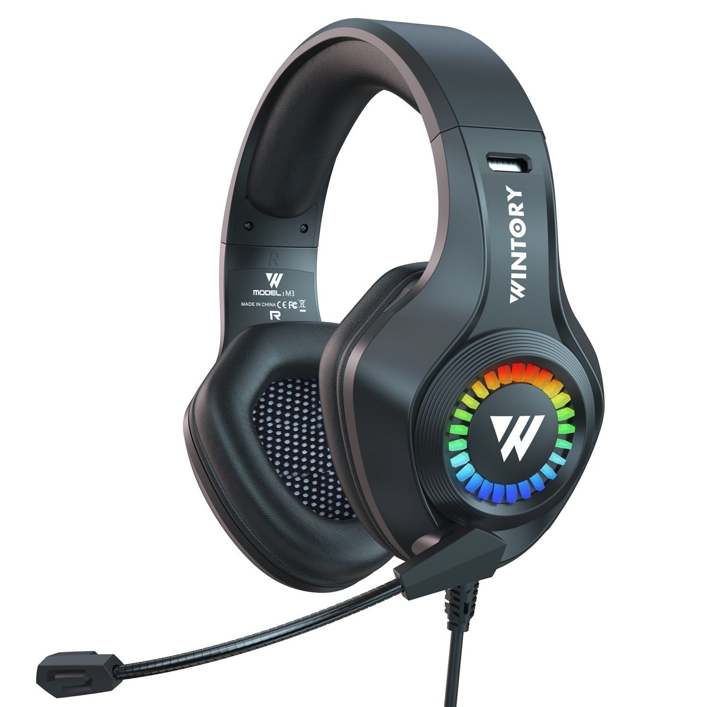 Ultimate Wintory M3 Gaming Headset – Wired RGB Over‑Ear Comfort eprolo