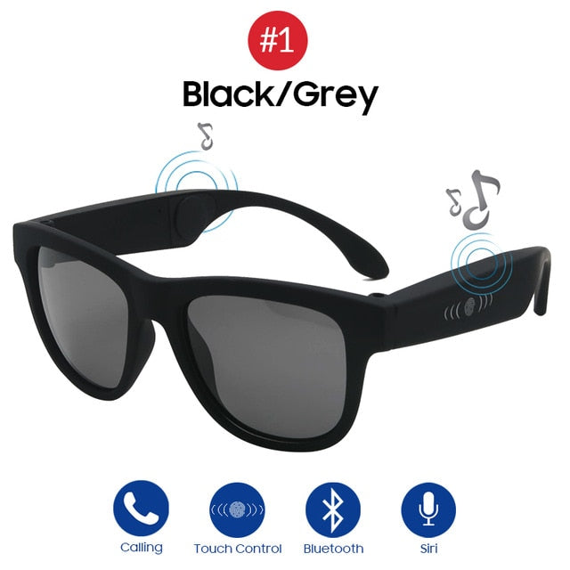 VIVIBEE G1 Bone Conduction Bluetooth Smart Sunglasses Polarized Audio UV400 eprolo