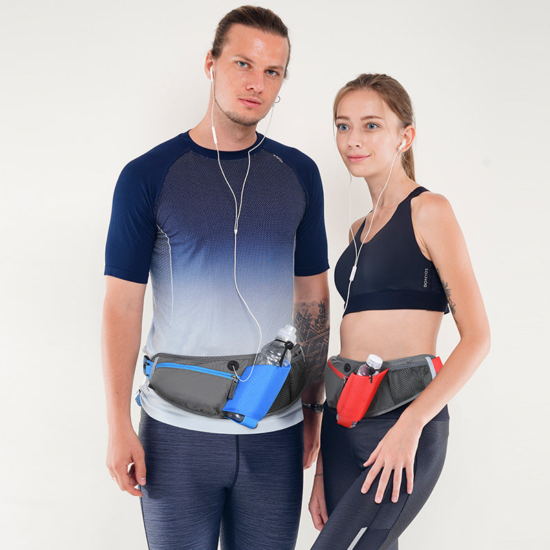 Multifunctional Fitness Waist Bag with Water Bottle Holder for Running Jogging eprolo