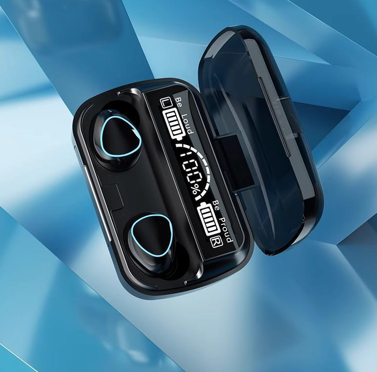 M10 Gaming Bluetooth Earbuds – Ultra-Long Battery, LED Display, Power-Bank eprolo