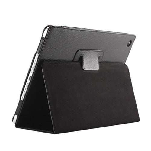 Tablet Case for Apple iPad 2/3/4, Auto Flip PU Leather Smart Stand, Litchi Texture eprolo