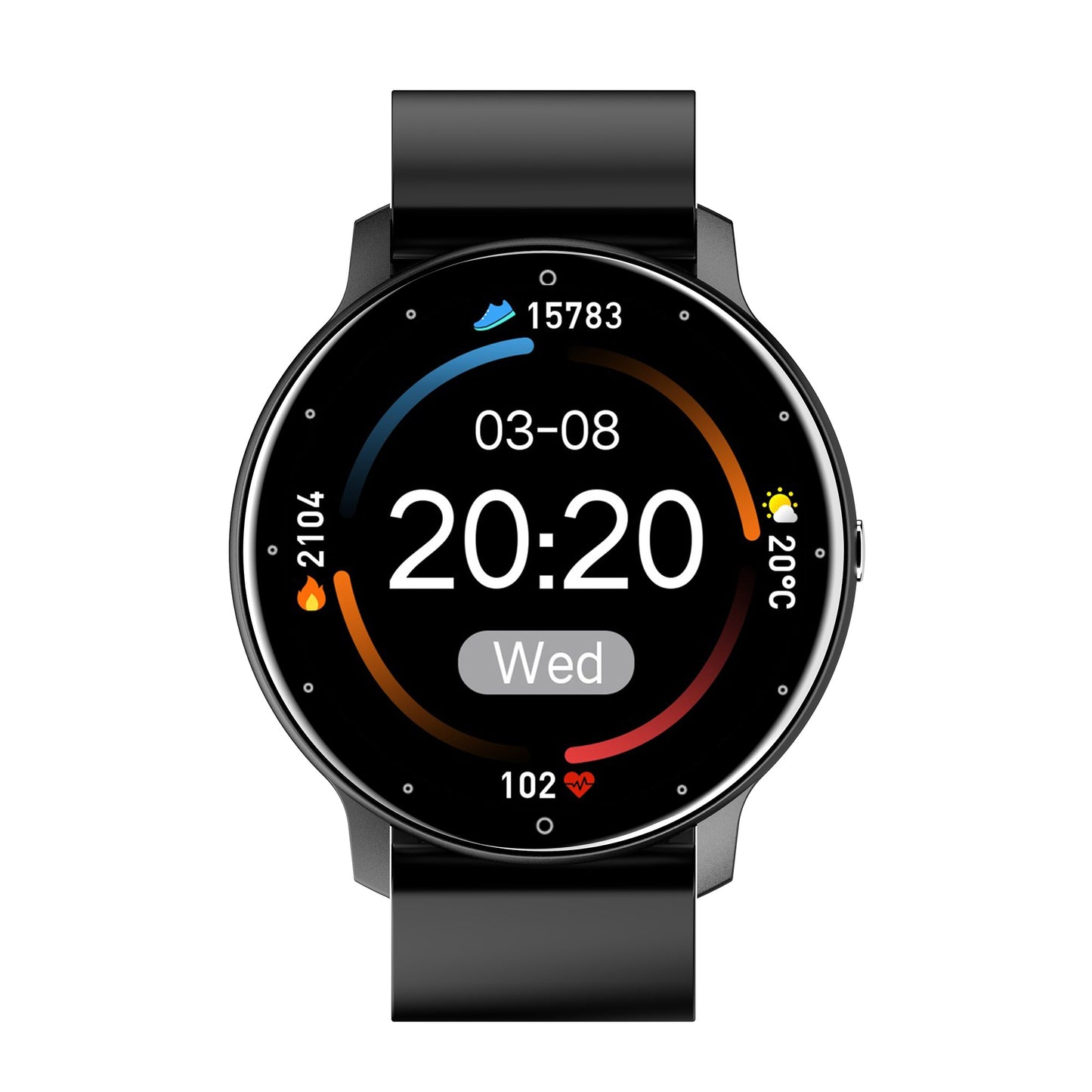 ZL02D Smart Watch with Heart Rate Monitor, Blood Pressure, Sleep Tracking, 1.3" Touch Screen eprolo