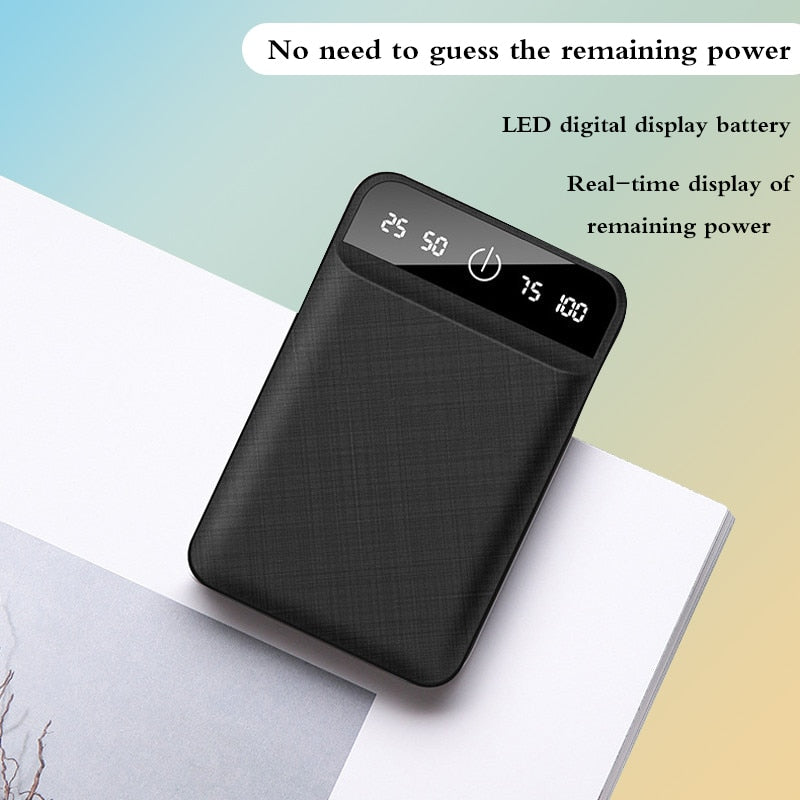 CJD-A1 20000mAh Mini Power Bank, Portable Dual USB Fast Charger for Phones eprolo