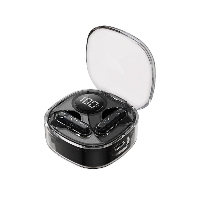Apro138 TWS Transparent Earbuds BT5.3 ENC LED Display Gaming Headphones eprolo