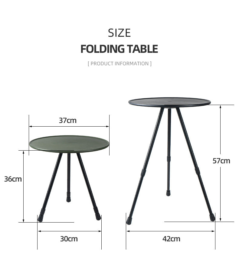 Adjustable Lightweight Aluminum Folding Camping Picnic Table Outdoor eprolo