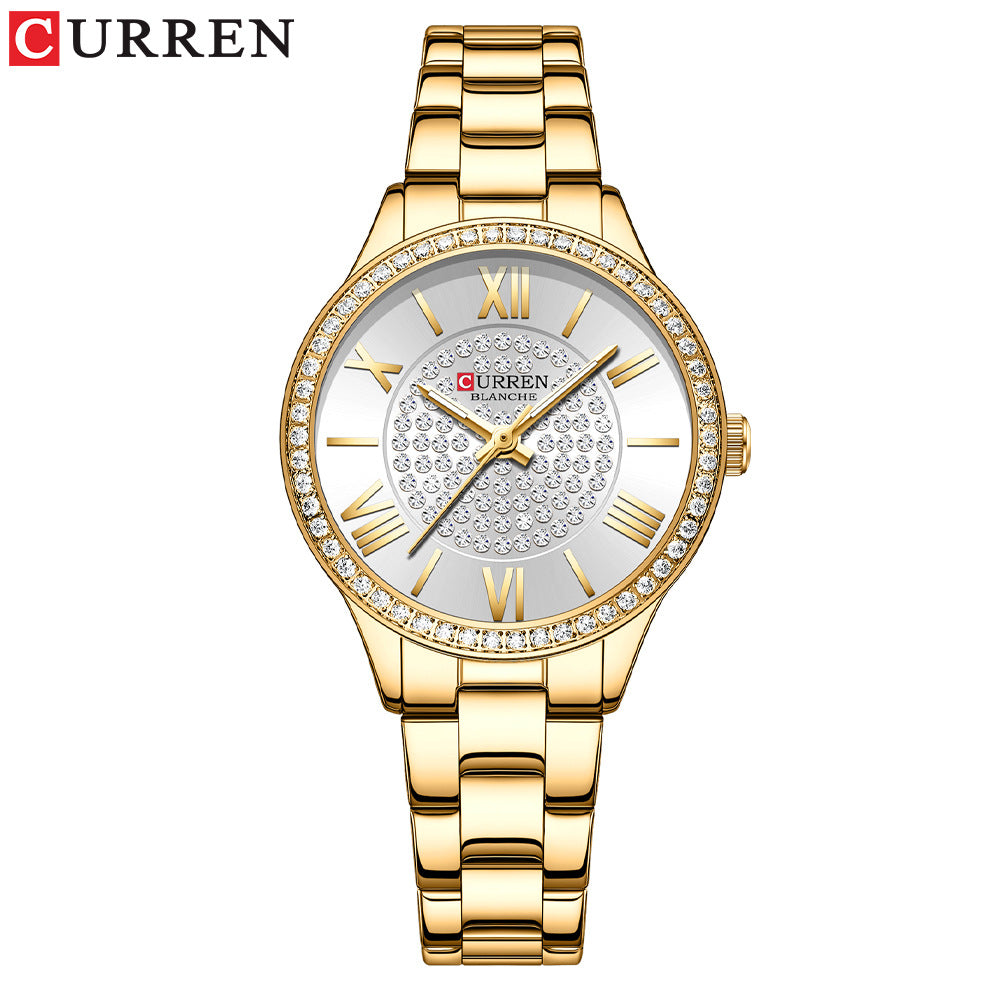CURREN BLANCHE Ladies' Quartz Watch, Fashion Stainless Steel Band, 6 Colors eprolo