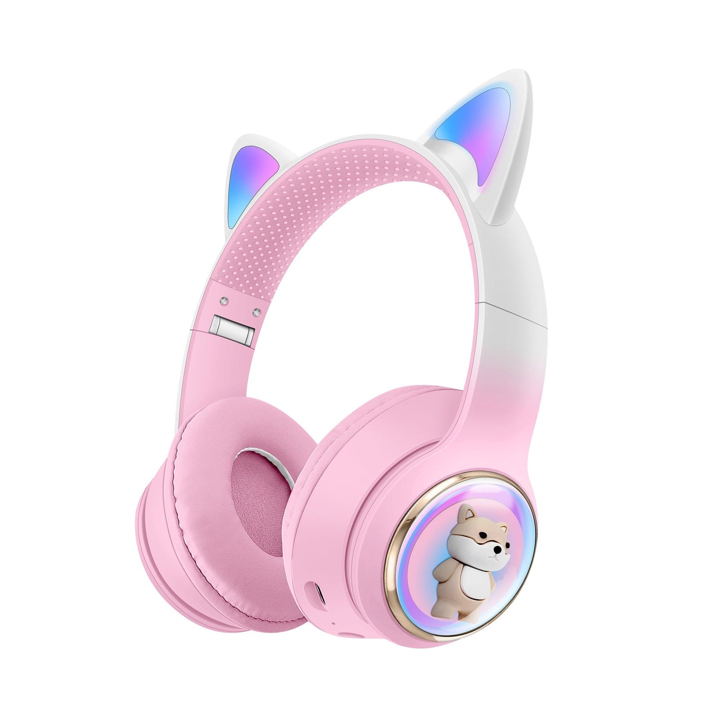 AKZ-51 Cat Ear Bluetooth Headset – Cute Dog Earphones, Foldable, 5 Colors eprolo