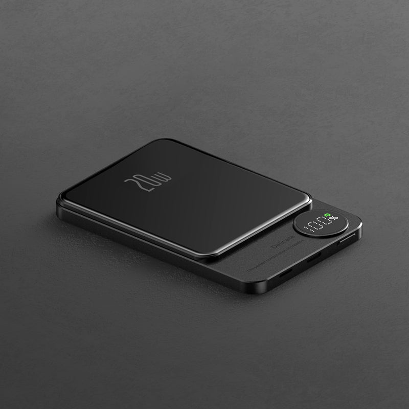 Q9 2-in-1 Magnetic Power Bank 5000mAh Fast Wireless Charging PD20W Ultra-Thin eprolo