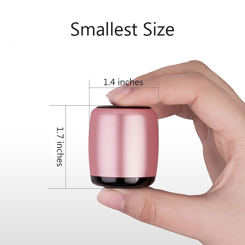 Aimitek BM3 TWS Mini Bluetooth Speaker w/ Selfie Remote & Mic, Portable eprolo
