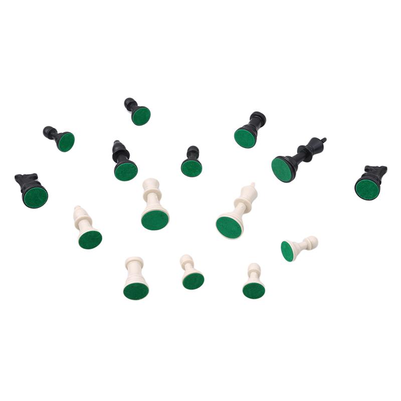 Medieval Resin Chess Pieces Set 32pcs Black & White 6.4cm King eprolo