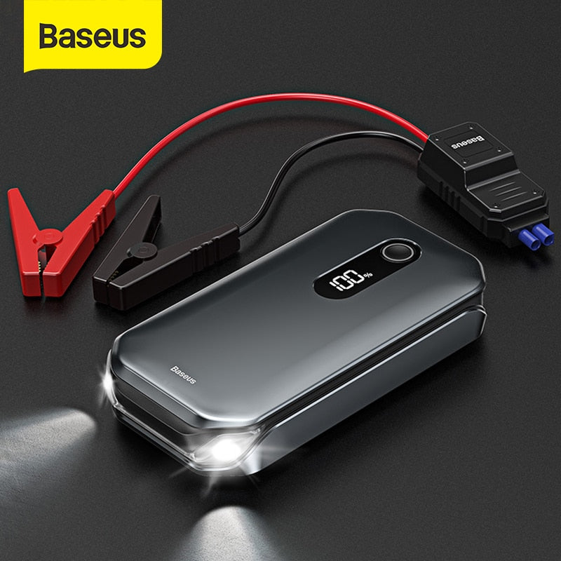 Baseus 1000A Car Jump Starter Power Bank 12000mAh Emergency Booster eprolo