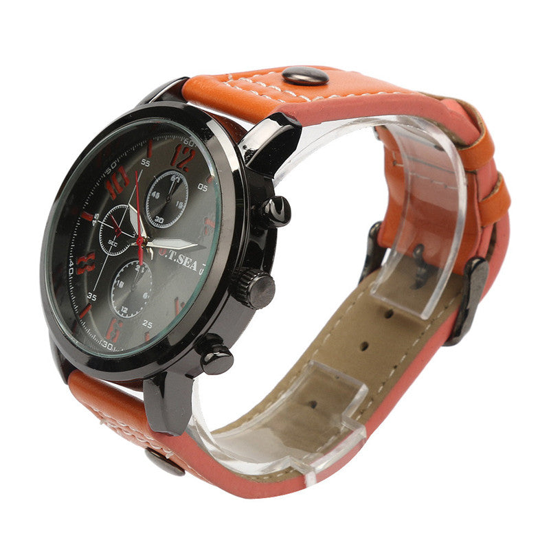 O.T.SEA Men's Military Sports Watch - Quartz Analog Casual Wristwatch for Men