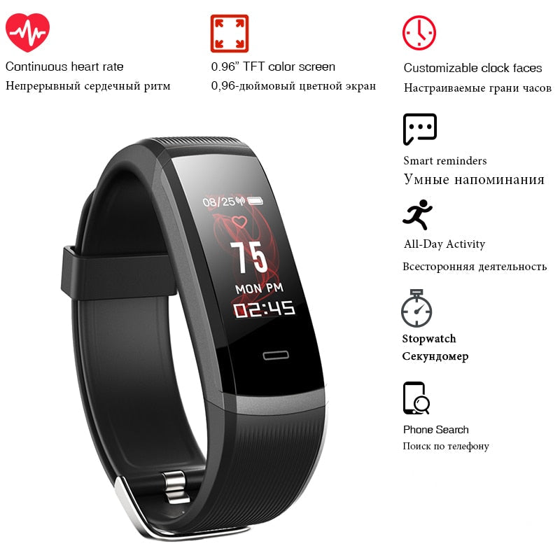 GT101 Sport Smart Watch – Waterproof Fitness Tracker with Heart Rate Monitor, Sleep Tracking, Call Reminder for Men & Women eprolo
