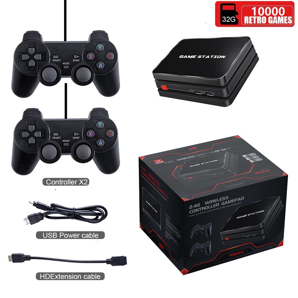 M8 Retro Game Stick Console: 10,000+ Games, 4K HDMI, Dual Wireless Controllers eprolo