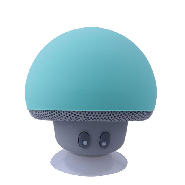 Mini Mushroom Bluetooth 4.1 Speaker w/ Mic, Suction Cup, 3W Portable eprolo