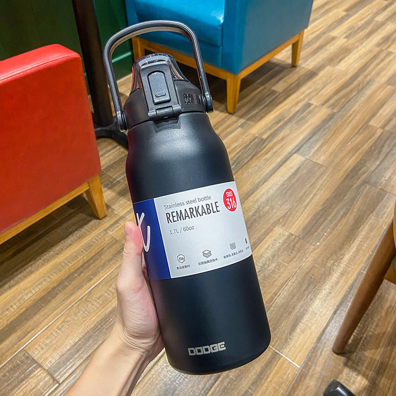 Dodge DB-21693-MCM 1.3L/1.7L Stainless Steel Thermos Bottle Insulated Large Cup eprolo
