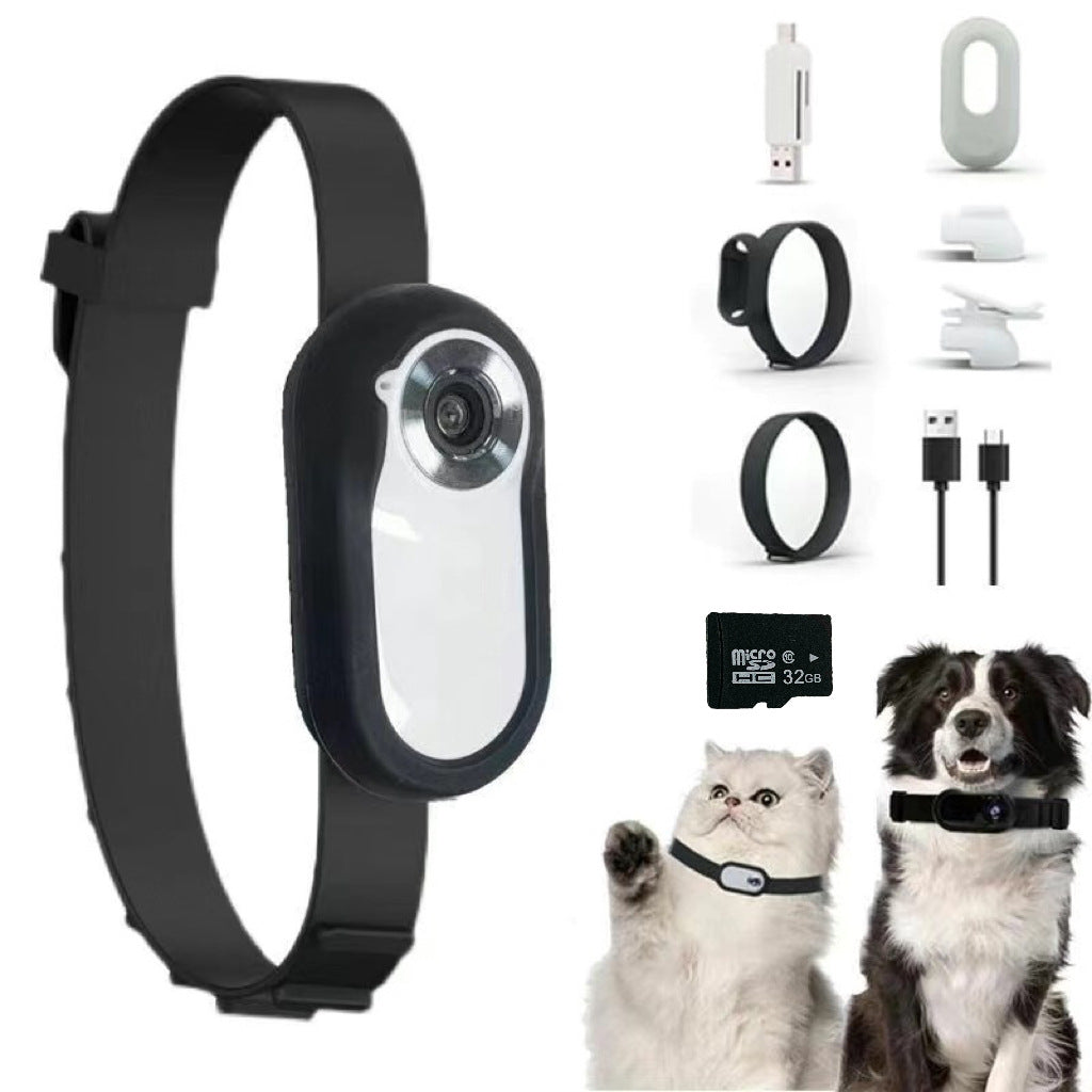 Portable HD Pet Collar Camera & Cycling Recorder – 1080P, Magnetic Clip eprolo