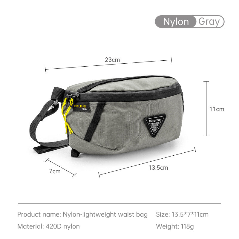 Hikeman Outdoor Waist Bag, Expandable, Lightweight, Waterproof for Hiking & Travel eprolo