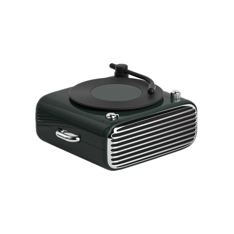 D10 Mini Vinyl‑Style Bluetooth Speaker with Aromatherapy Diffuser eprolo