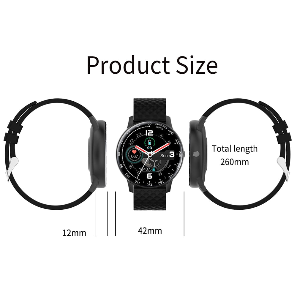LOKMAT Smartwatch for Men & Women, Fitness Tracker with Heart Rate Monitor, Blood Pressure, IP68 Waterproof eprolo