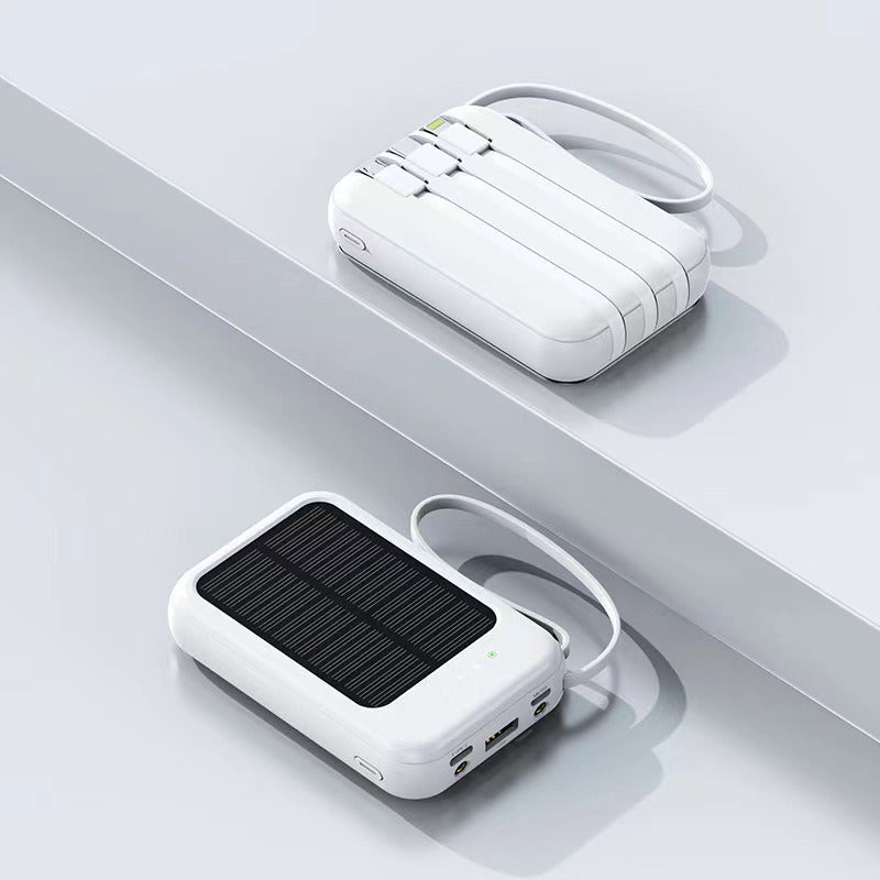 Mini Solar Power Bank 20000mAh Portable Fast Charger 4-Device Outdoor Power eprolo