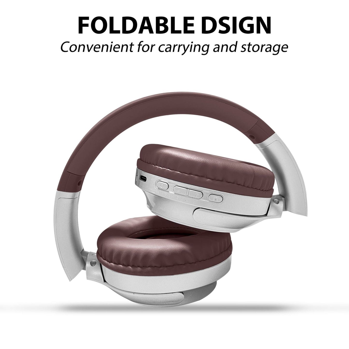 AKZ-16B Bluetooth Headset with LED Battery Display – 20h Playtime, Foldable eprolo