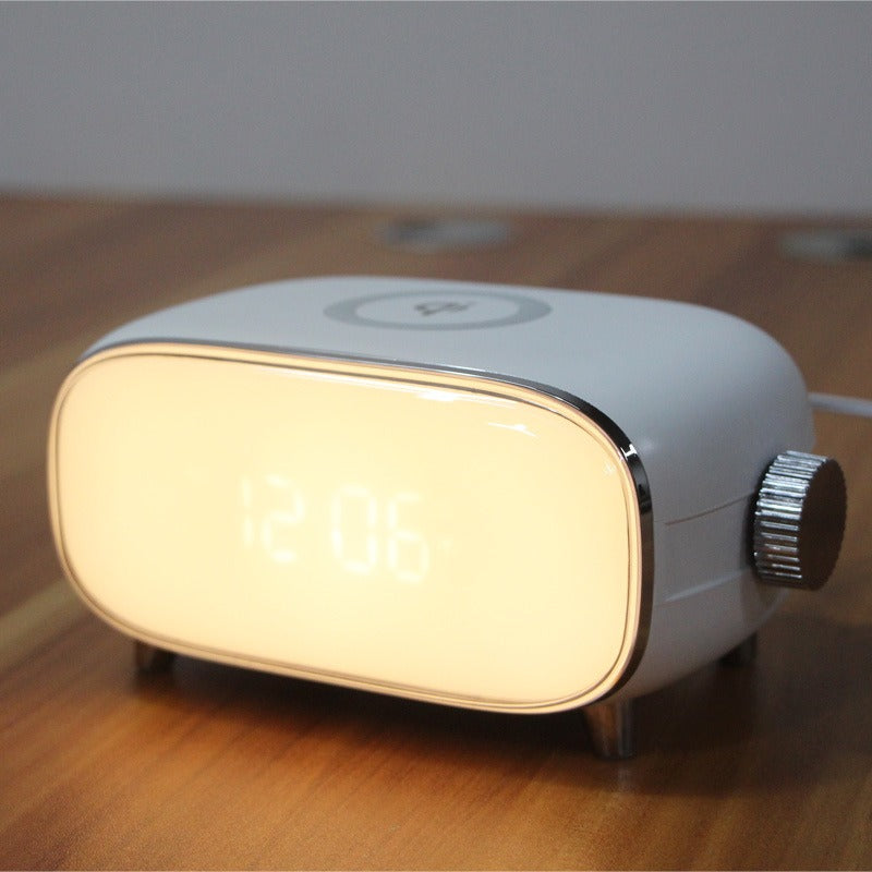 XH-329 Smart Sunrise Alarm Clock with 10W Qi Wireless Charging Night Light eprolo