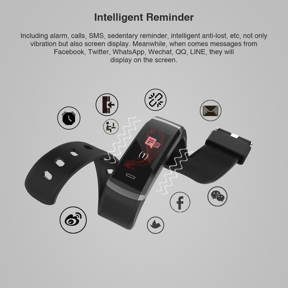 GT101 Sport Smart Watch – Waterproof Fitness Tracker with Heart Rate Monitor, Sleep Tracking, Call Reminder for Men & Women eprolo