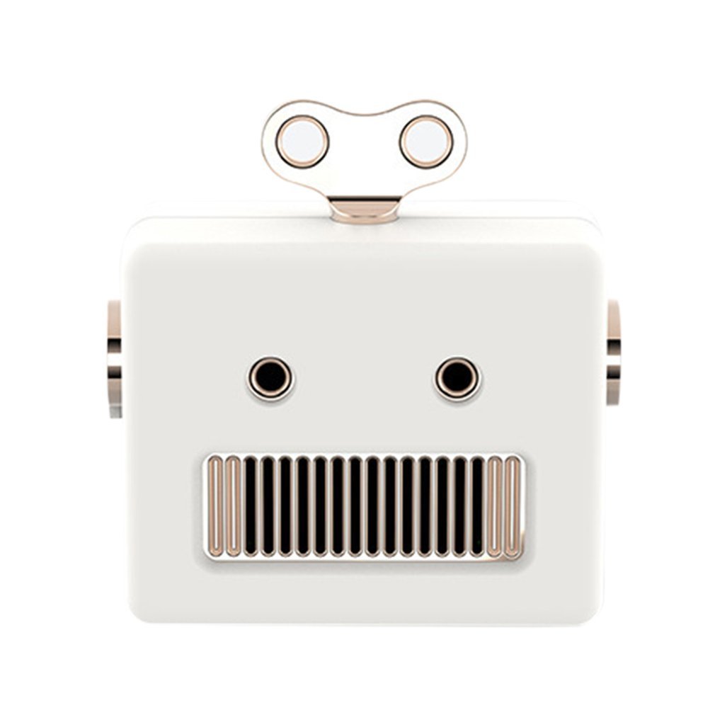 Portable Retro Robot Bluetooth Speaker Mini Wireless HIFI Bass w/ Mic eprolo