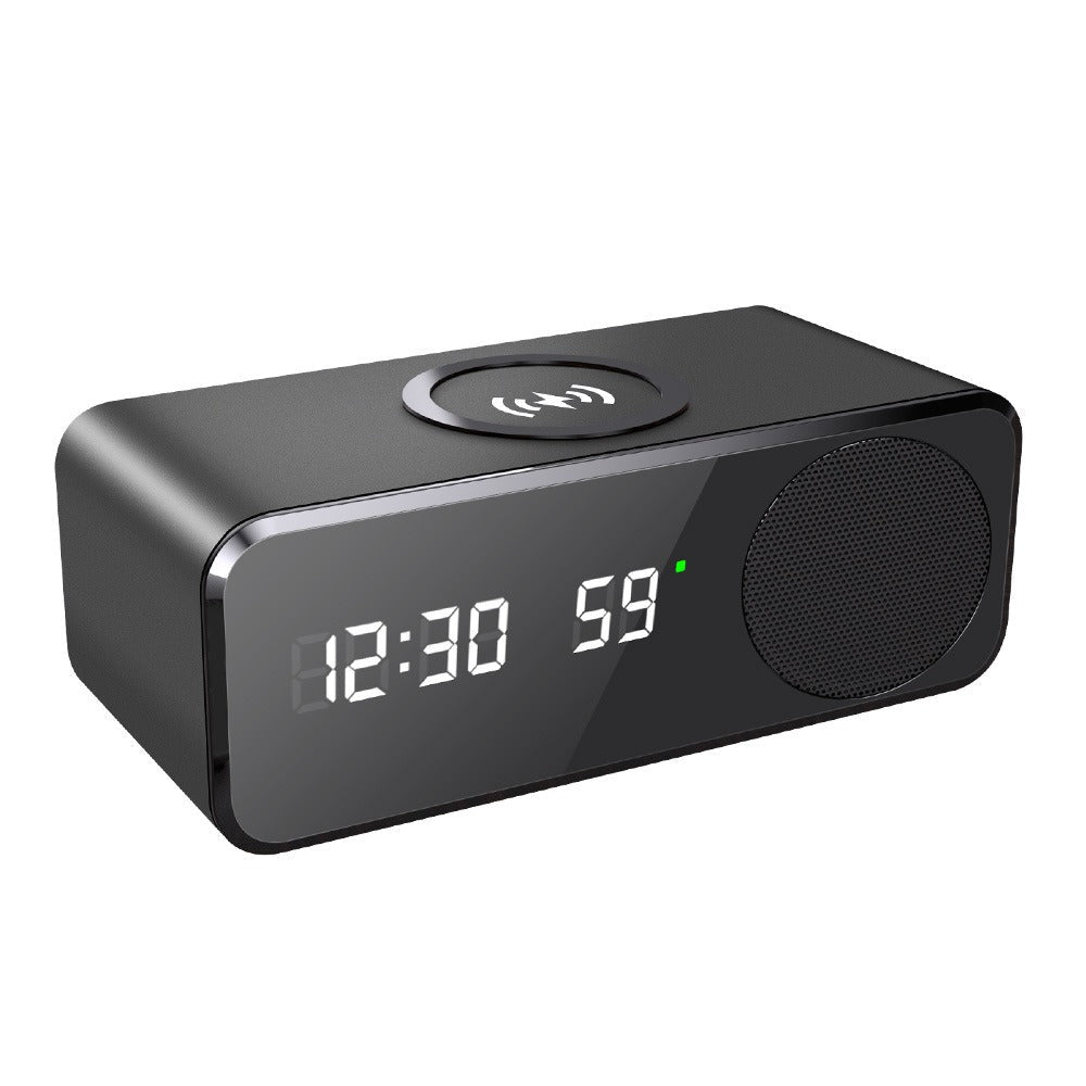 W26 Bluetooth Speaker: Wireless Charger, Alarm Clock, Phone Stand, Temp Display eprolo