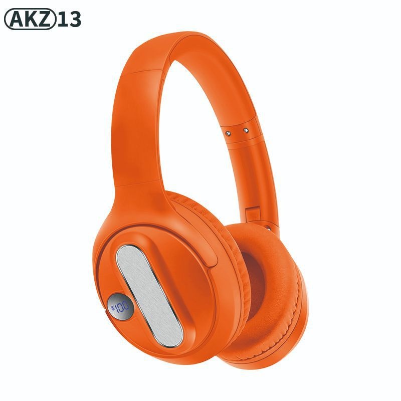 AKZ-13 Wireless Bluetooth Headset: Foldable, 17H Playtime, Hi-Fi Sound, Battery Display eprolo