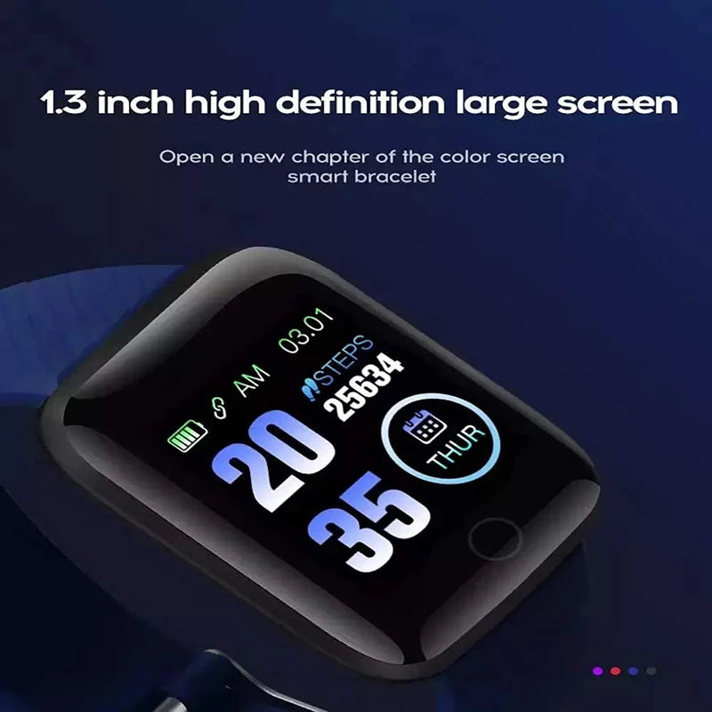 116 Plus Smartwatch – Blood Pressure, Heart Rate Monitor, Fitness Tracker eprolo
