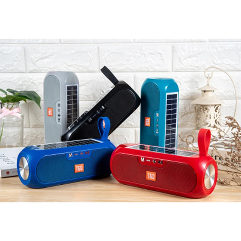 TG-182 Solar Power Bluetooth Speaker, 10W Hi-Fi, TWS, FM, AUX, SD/USB Support eprolo