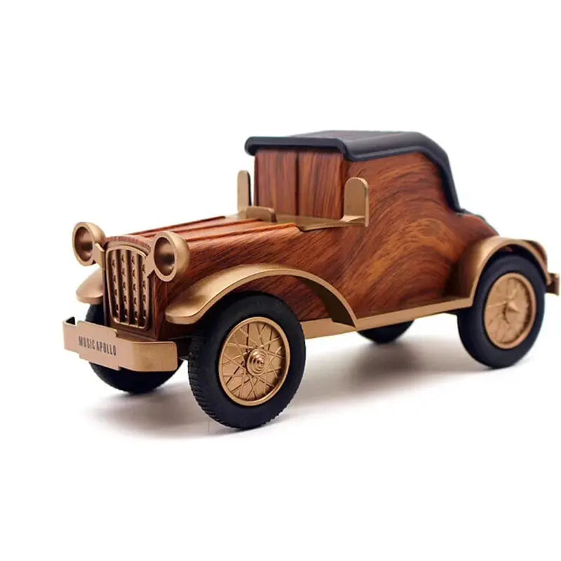 A9 Retro Car Bluetooth Speaker – Wood Grain Wireless HiFi Subwoofer eprolo
