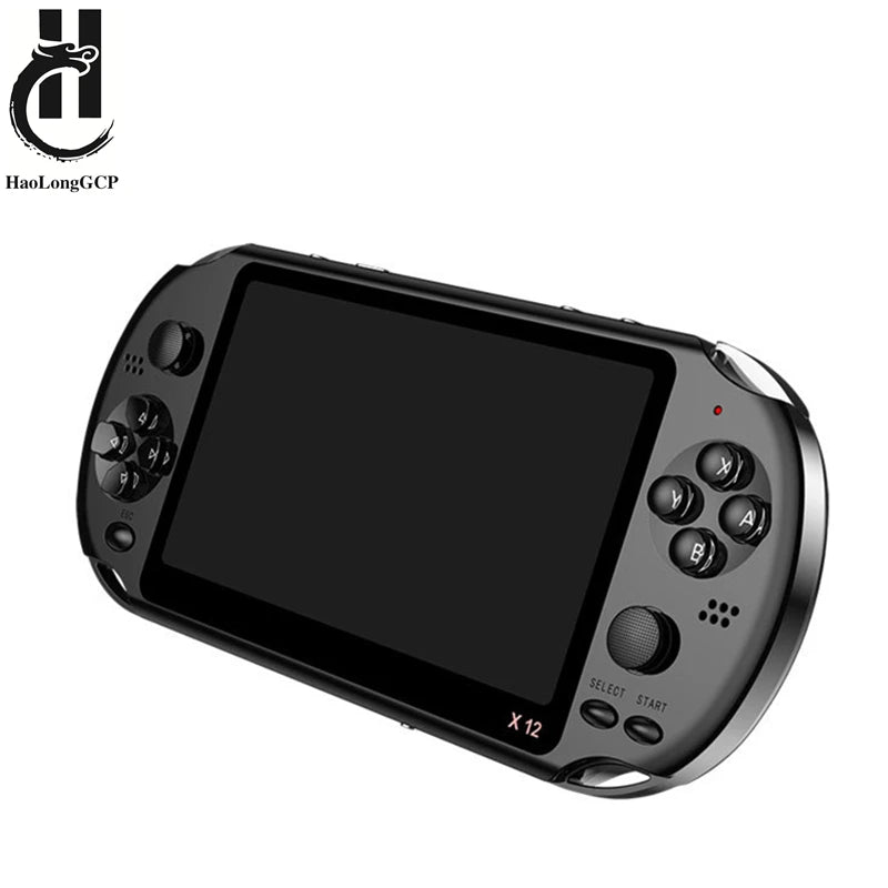 X12 5.1" Handheld Retro Game Console Dual Joystick 1000+ Games 8GB eprolo