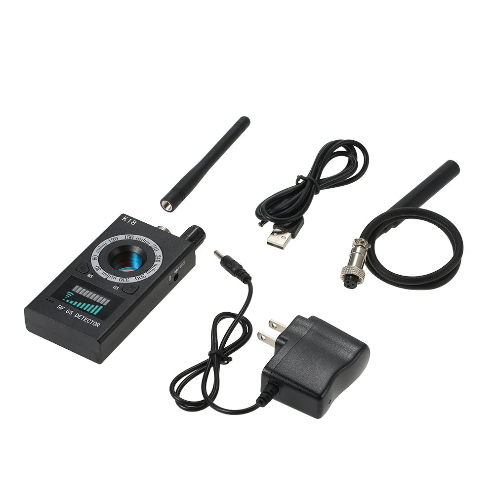 K18 Anti-Spy Detector Camera Bug GPS RF Signal Tracker 1MHz–6.5GHz eprolo