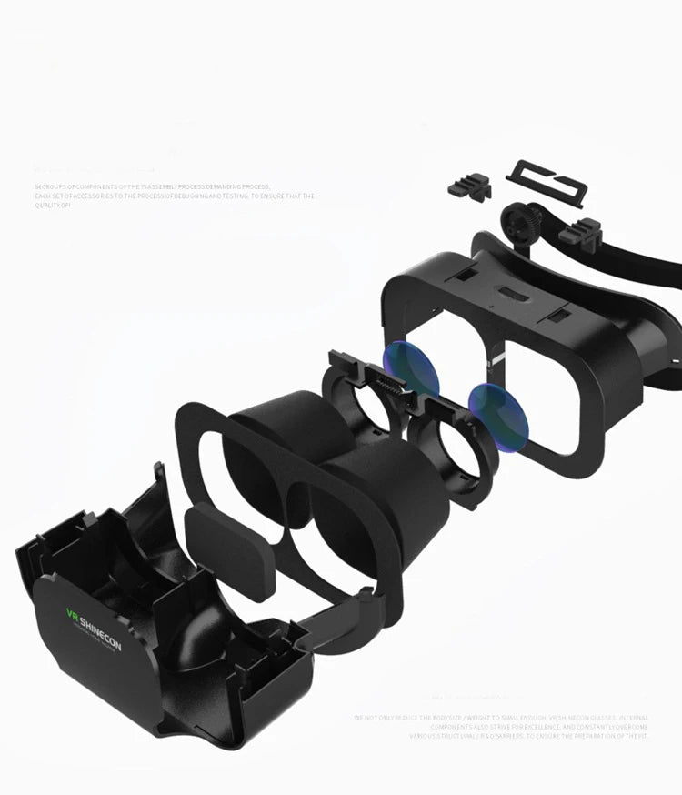 VR SHINECON BOX 5 Mini 3D VR Glasses | Virtual Reality Headset for Smartphones eprolo