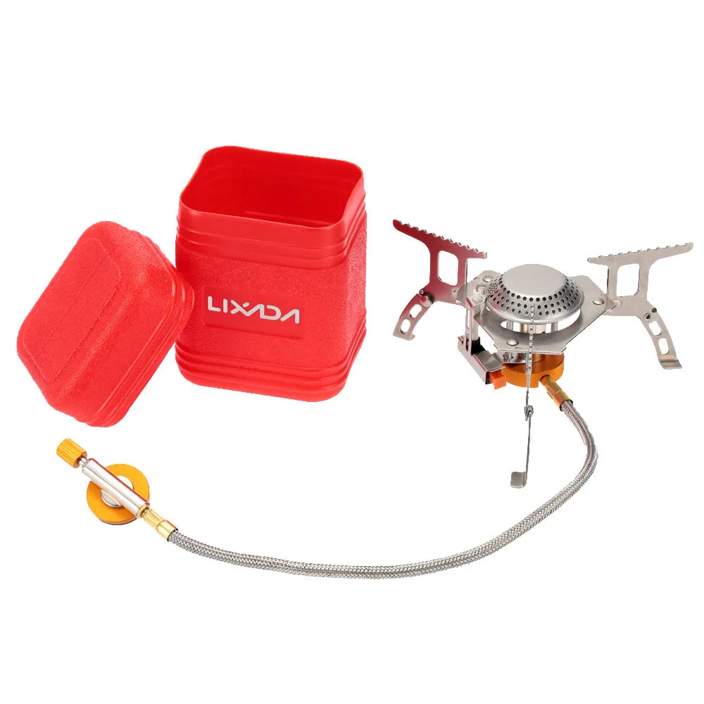LIXADA 3000W Foldable Mini Camping Gas Stove Portable Outdoor Burner eprolo