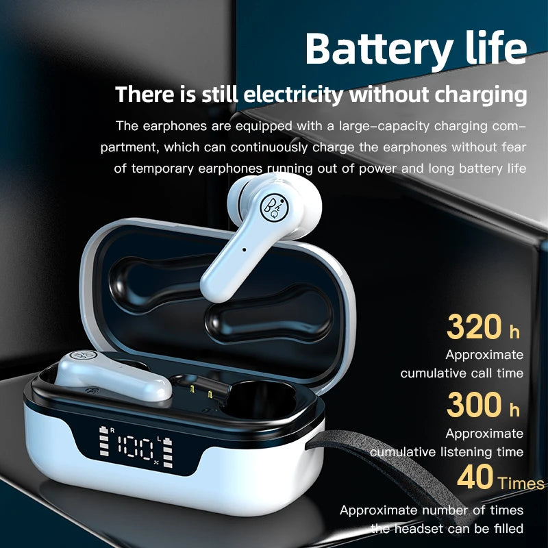 ANC Pro Bluetooth 5.1 Wireless Earbuds with Active Noise Cancelling, 320H Battery eprolo