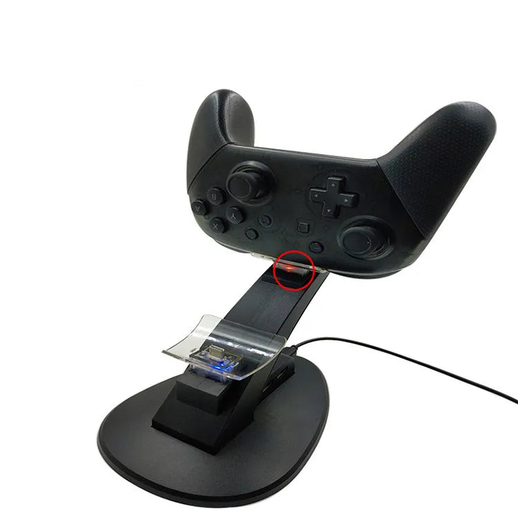 Dual USB Charging Dock Station for Nintendo Switch Pro Controller with LED Indicator eprolo