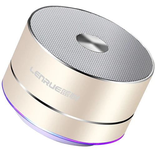 LENRUE Mini Bluetooth 4.1 Speaker w/ LED Light, Mic, 3W, AUX, TF, USB eprolo