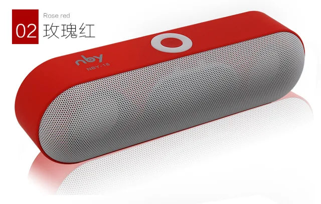 Portable NBY‑18 3D Stereo Bluetooth Speaker, Handsfree Call, TF, AUX, USB eprolo