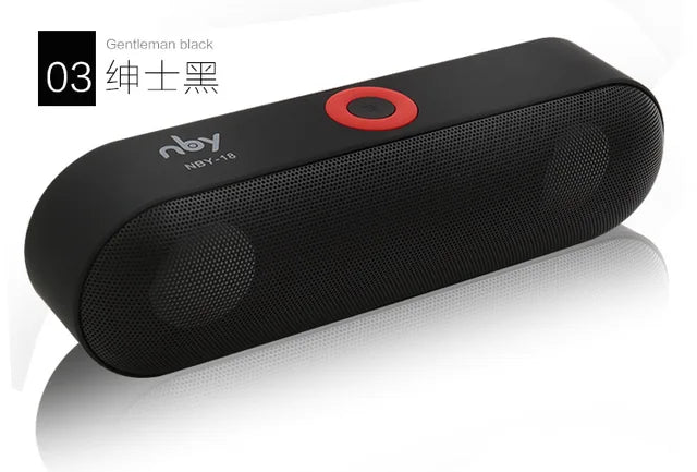 Portable NBY‑18 3D Stereo Bluetooth Speaker, Handsfree Call, TF, AUX, USB eprolo