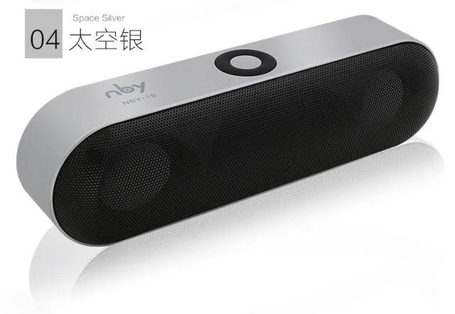 Portable NBY‑18 3D Stereo Bluetooth Speaker, Handsfree Call, TF, AUX, USB eprolo