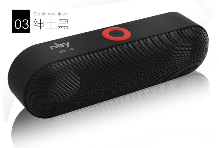 Portable NBY‑18 3D Stereo Bluetooth Speaker, Handsfree Call, TF, AUX, USB eprolo