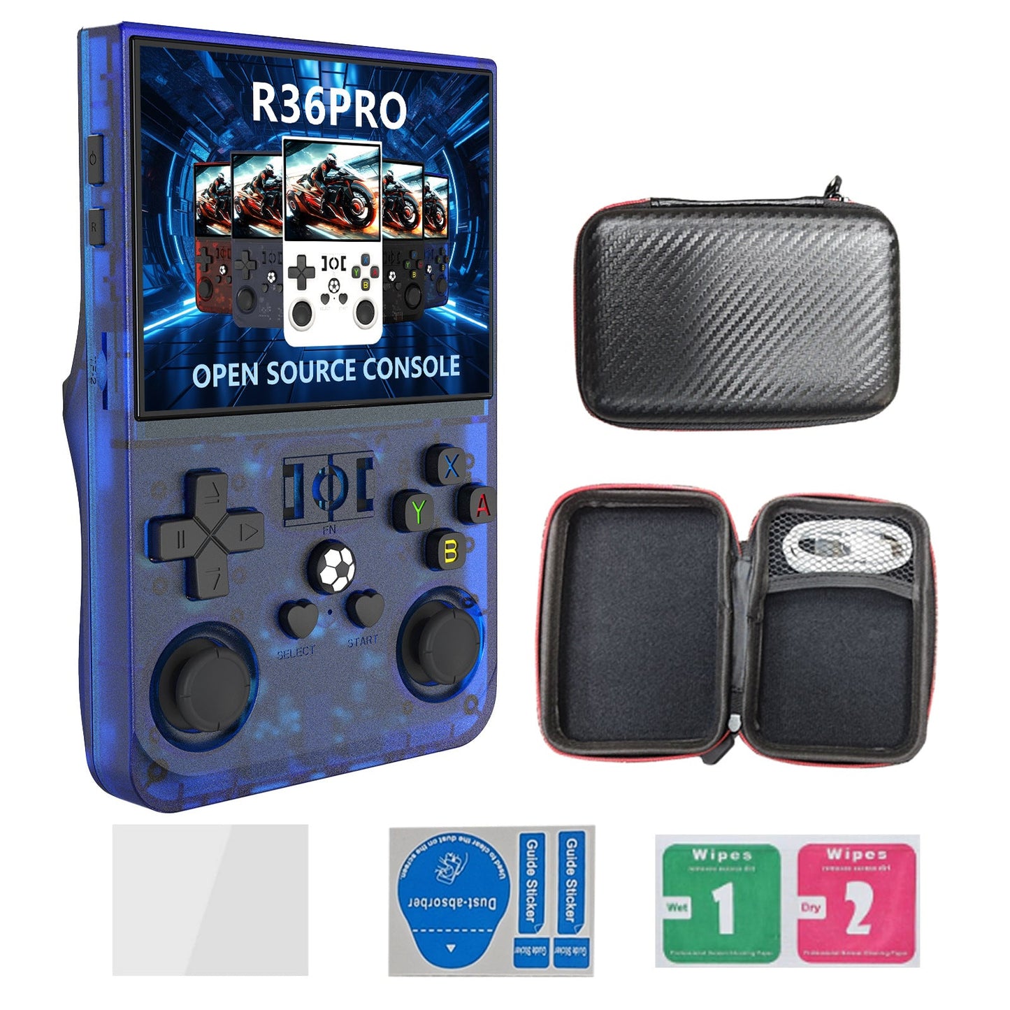 R36PRO Retro Handheld Console 3.5” Screen 30+ Emulators Portable Open Source eprolo