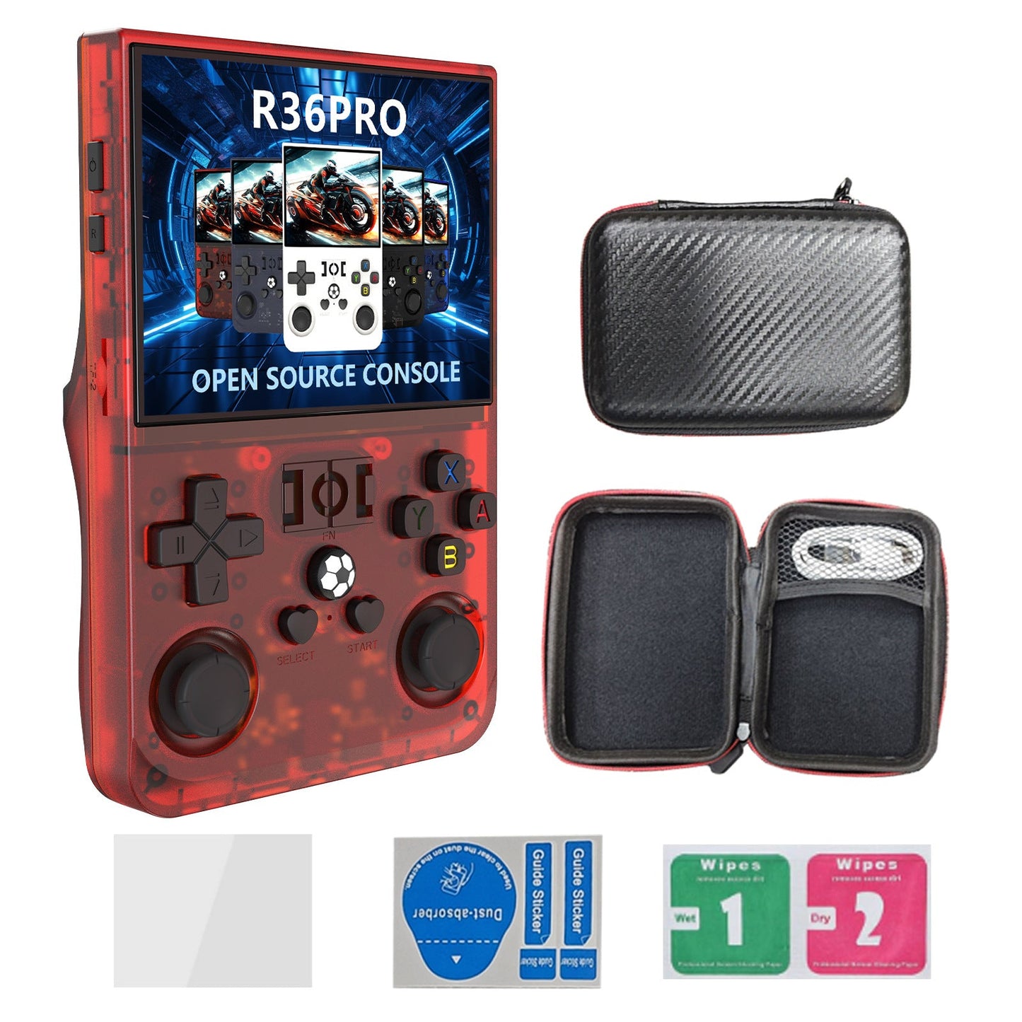 R36PRO Retro Handheld Console 3.5” Screen 30+ Emulators Portable Open Source eprolo