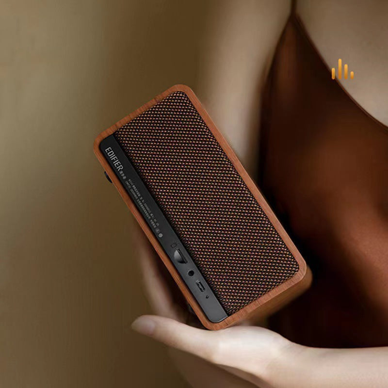EDIFIER M230 Bluetooth Speaker - Portable Wireless Retro Wooden Speaker with 10W Stereo Sound eprolo